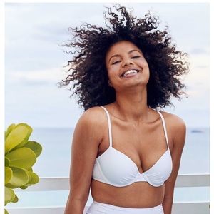 Aerie white 32ddd bikini top